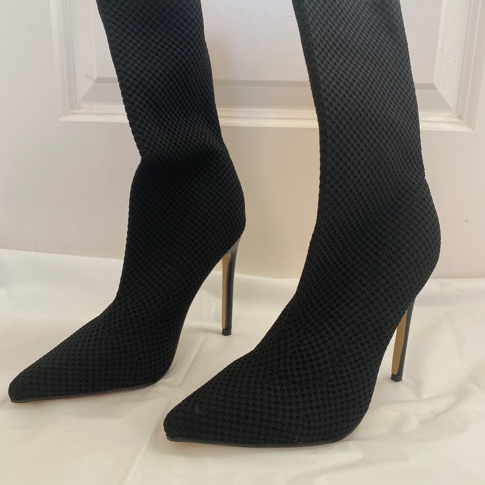 Brand new  sexy knit boots